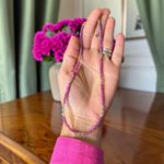 Fashion, accesorii si bijuterii - Femei - Bijuterii femei - Coliere femei - Colier choker Aneira din cristale de rubin natural si Apatit, argint 925 placat cu aur - Infinity.ro