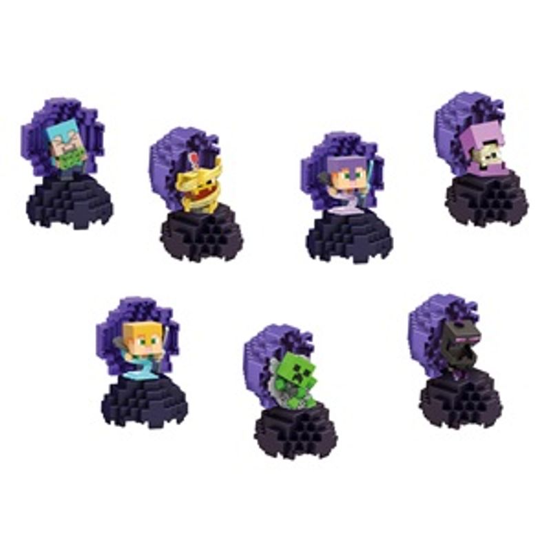 Jucarii, Copii si Bebe - Jucarii si jocuri - Figurine - Capsula Surpriza cu Figurina Mini Minecraft, Colectie, Mov, Plastic, 1 buc - Infinity.ro