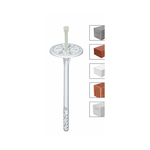 Casa si Gradina - Constructii - Feronerie si accesorii - Suruburi, dibluri si accesorii uz general - Diblu pentru polistiren cu cui din plastic, zona scurta de expandare, LTX 10x110 mm, LTX10110 (cutie de 200 buc.) - Infinity.ro