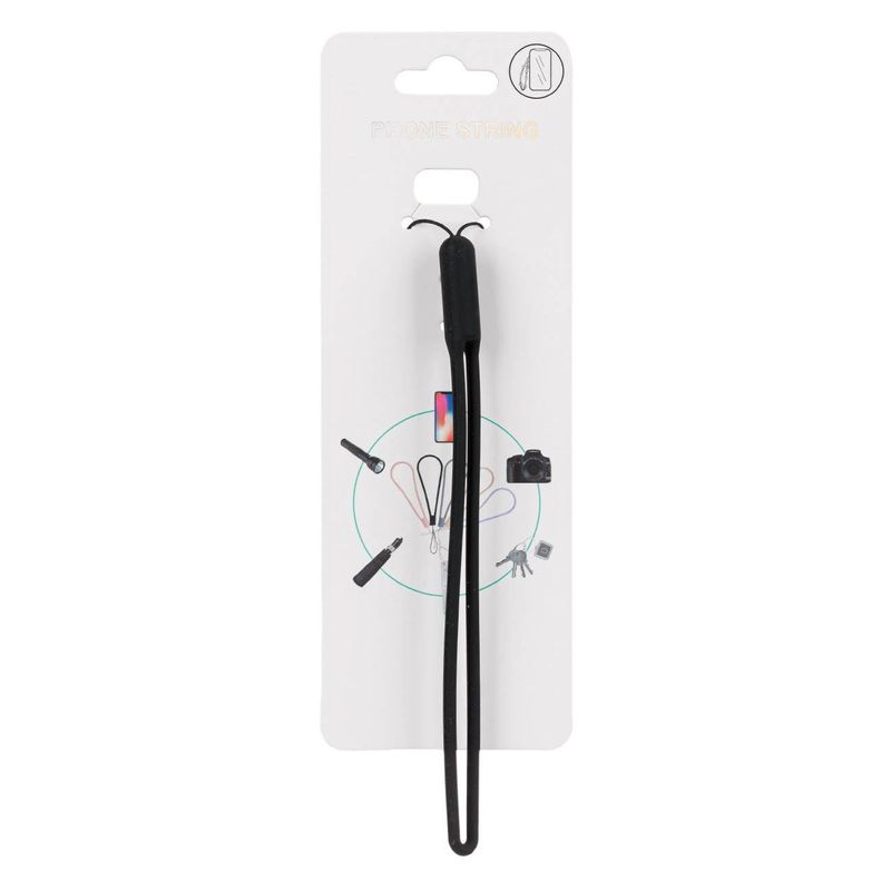 Laptop, Telefoane si Tablete - Telefoane mobile si accesorii - Accesorii Telefoane - Alte accesorii telefoane - Bratara pentru telefon din silicon, 13 cm, neagra - Infinity.ro