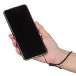 Laptop, Telefoane si Tablete - Telefoane mobile si accesorii - Accesorii Telefoane - Alte accesorii telefoane - Bratara pentru telefon din silicon, 13 cm, neagra - Infinity.ro