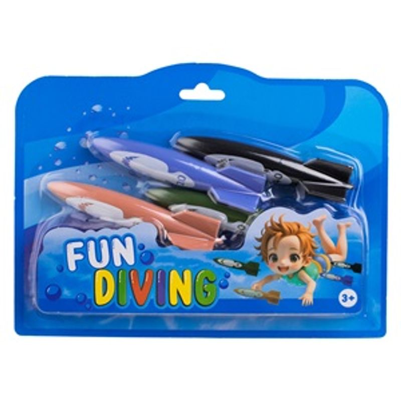Jucarii, Copii si Bebe - Jucarii si jocuri - Jucarii de exterior - Colaci, ochelari si accesorii inot copii - Set 4 Jucarii de Scufundare cu Rechini, 12 cm, Multicolor - Infinity.ro