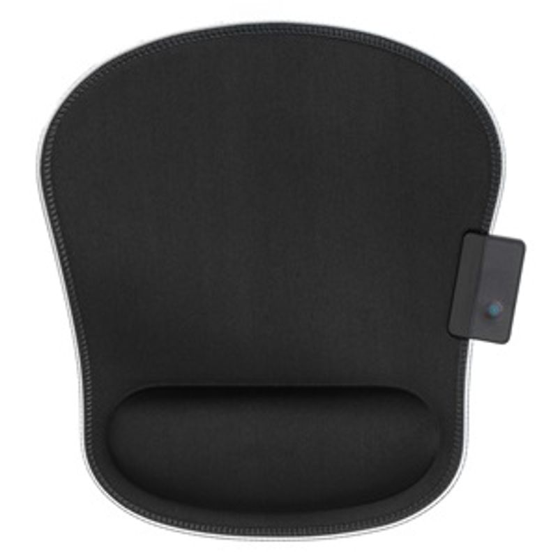 PC, gaming si accesorii - Periferice PC - Mousepad - Mousepad Gaming cu LED, 23,5x21,3 cm, Negru - Infinity.ro