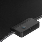 PC, gaming si accesorii - Periferice PC - Mousepad - Mousepad Gaming cu LED, 23,5x21,3 cm, Negru - Infinity.ro