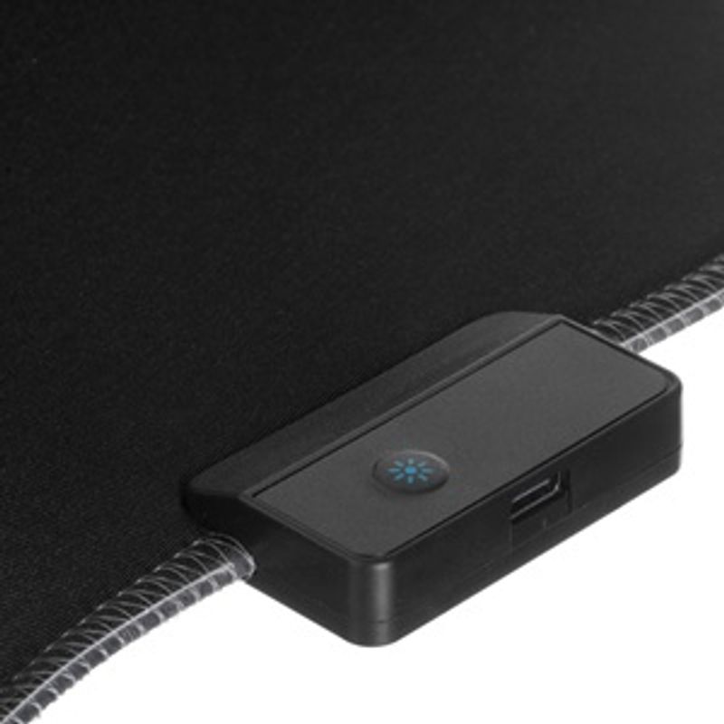PC, gaming si accesorii - Periferice PC - Mousepad - Mousepad Gaming cu LED, 23,5x21,3 cm, Negru - Infinity.ro