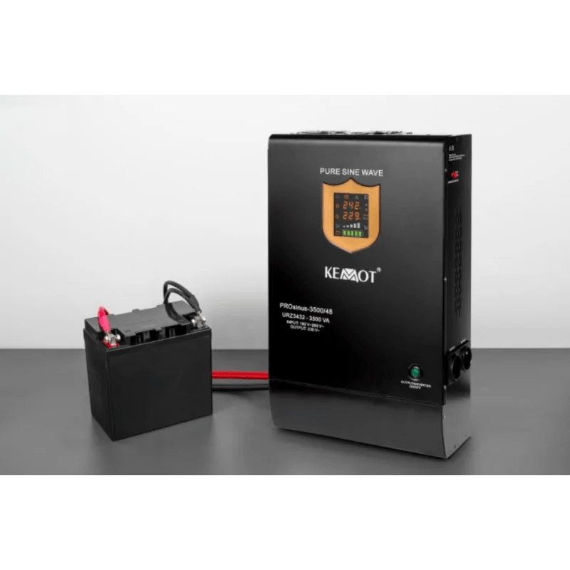 PC, gaming si accesorii - UPS-uri - UPS-uri fara management - UPS centrale termice, sinusoida pura, 48V, 5000VA/3500W, Kemot, URZ3433 - Infinity.ro