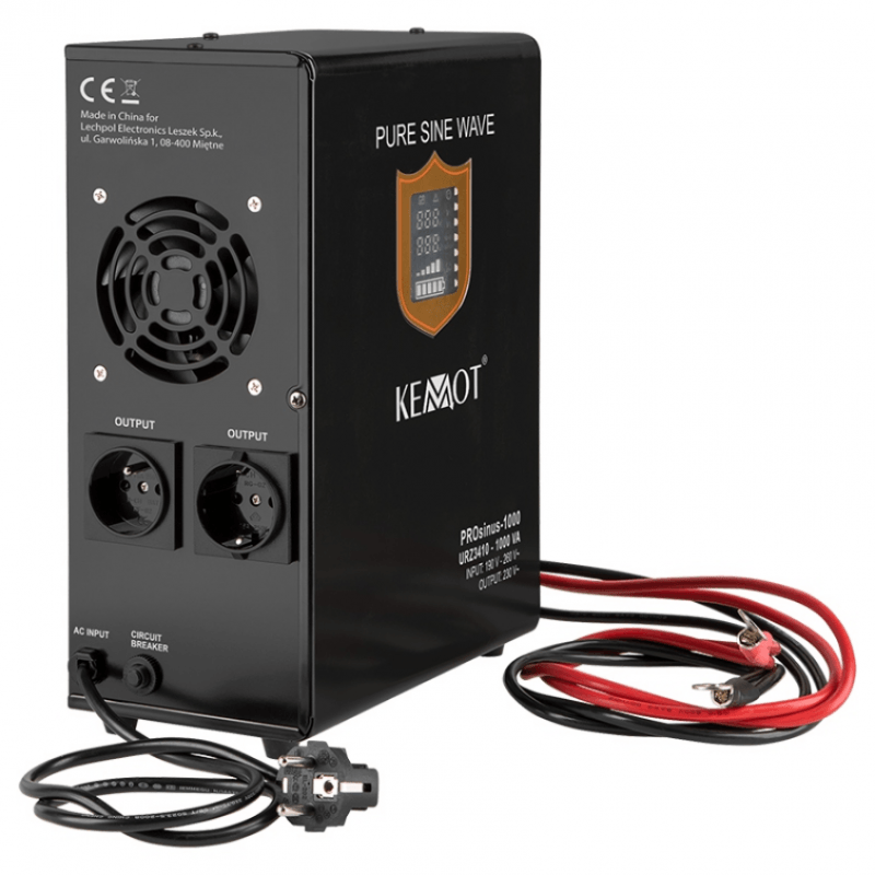 PC, gaming si accesorii - UPS-uri - UPS-uri fara management - UPS centrale termice, functii multiple, sinusoida pura, 700W, 12V, Kemot Prosinus-1000, Kemot, URZ3410 - Infinity.ro