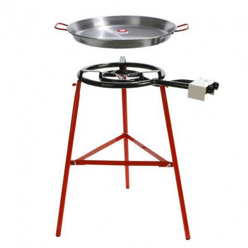 Sport si Outdoor - Camping - Bucatarie de camping - Arzatoare si accesorii - Set suport inalt, ranforsat, 75 cm, pentru arzatoare model 400-700, paellero, Garcima, GRC40007 - Infinity.ro