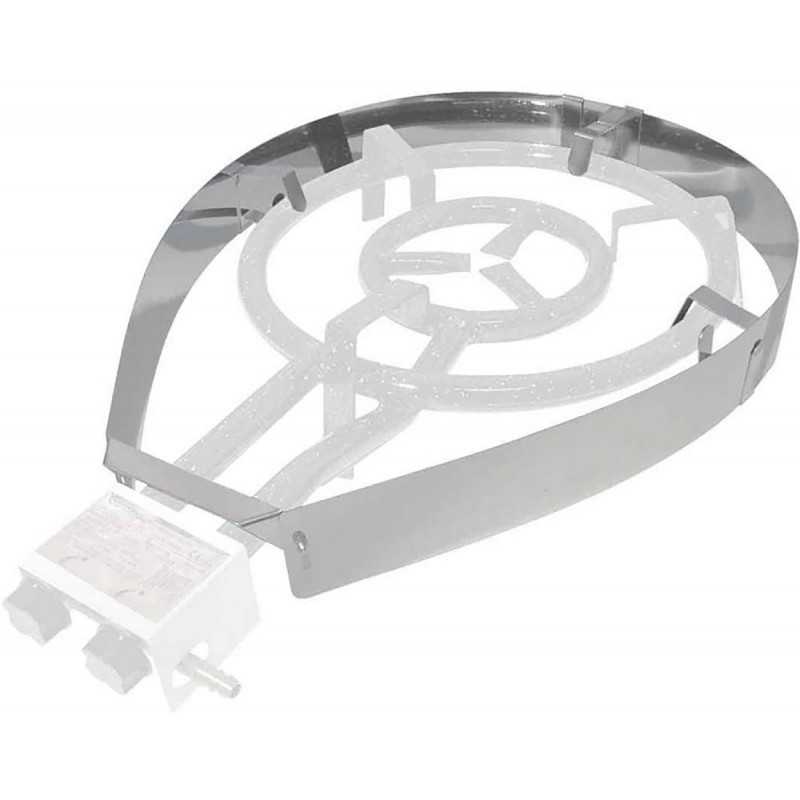 Sport si Outdoor - Camping - Bucatarie de camping - Arzatoare si accesorii - Paravant triplu din otel inoxidabil, pentru arzatoare cu diametru de 550-700 cm, Garcima, GRC50087 - Infinity.ro