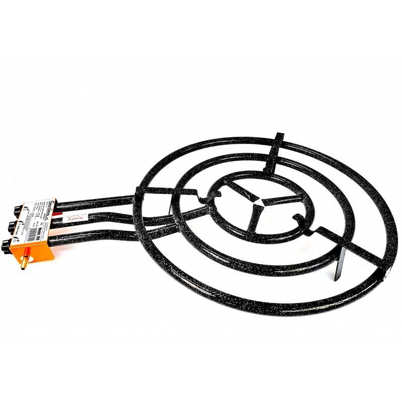 Sport si Outdoor - Camping - Bucatarie de camping - Arzatoare si accesorii - Pirostrie cu 3 cercuri arzatoare, diametru 70 cm, arzator gaz G-30, GPL, avizat CE, M-70 GRC20700 - Infinity.ro