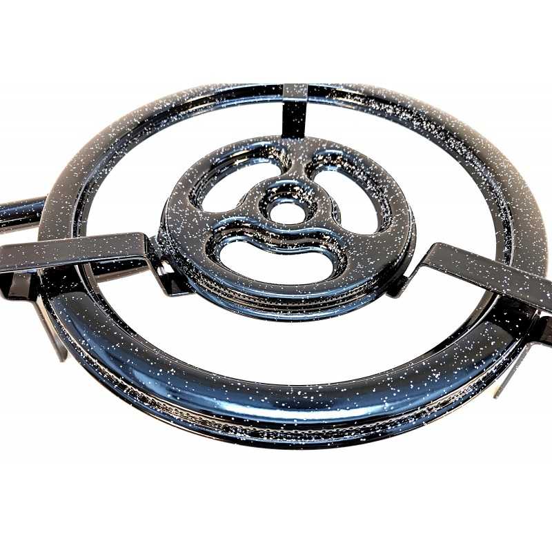Sport si Outdoor - Camping - Bucatarie de camping - Arzatoare si accesorii - Pirostrie cu 3 cercuri arzatoare, L-40, diametru 40 cm, arzator gaz G-30, GPL, avizat CE, Power+ GRC76040 - Infinity.ro