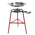 Sport si Outdoor - Camping - Bucatarie de camping - Arzatoare si accesorii - Set gatit paella fructe de mare Mirador, tigaie 60 cm inclusa, suport 3 picioare, arzator 2 cercuri, GRC75005 - Infinity.ro