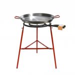 Sport si Outdoor - Camping - Bucatarie de camping - Arzatoare si accesorii - Set gatit paella fructe de mare Mirador, tigaie 60 cm inclusa, suport 3 picioare, arzator 2 cercuri, GRC75005 - Infinity.ro