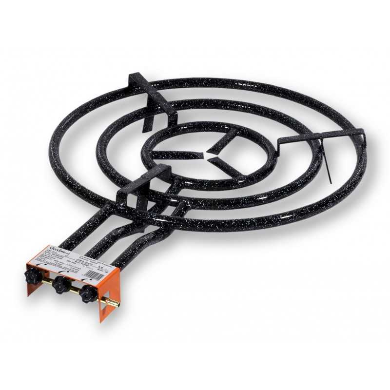 Sport si Outdoor - Camping - Bucatarie de camping - Arzatoare si accesorii - Set gatit paella fructe de mare Ibiza, tigaie 70 cm inclusa, suport 3 picioare, arzator 3 cercuri, GRC75006 - Infinity.ro