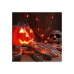 Casa si Gradina - Decoratiuni - Decoratiuni de sezon - Lumini cu fir dovleac de Halloween - 2 m - 20 LED - functioneaza cu baterii - decor pentru interior si exterior - Infinity.ro