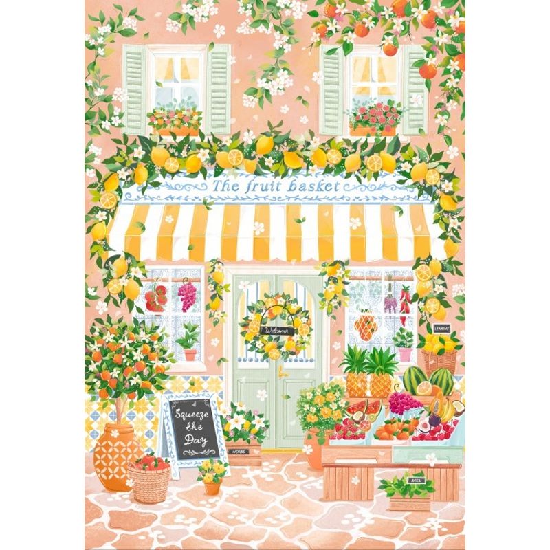 Jucarii, Copii si Bebe - Jucarii si jocuri - Jocuri si puzzle - Puzzle - Puzzle 1000 piese Pieces & Peace The Fruit Basket - Infinity.ro