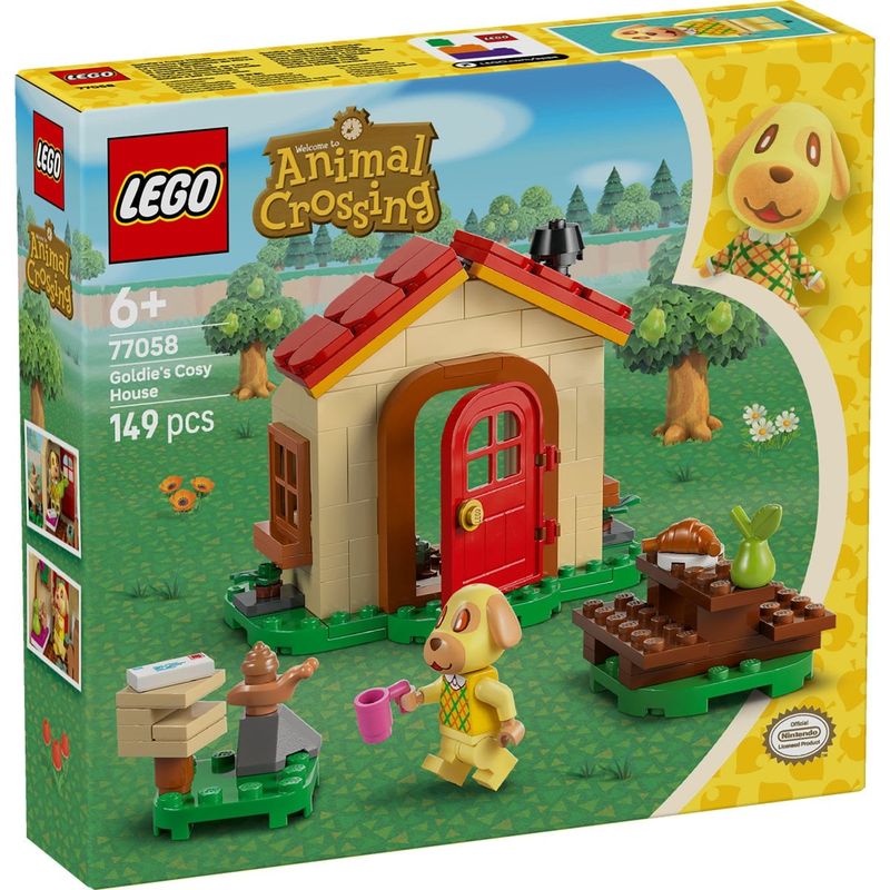 Jucarii, Copii si Bebe - Jucarii si jocuri - Seturi de constructie si cuburi - Cuburi si caramizi - LEGO Animal Crossing Casa Confortabila a lui Goldie 77058 - Infinity.ro
