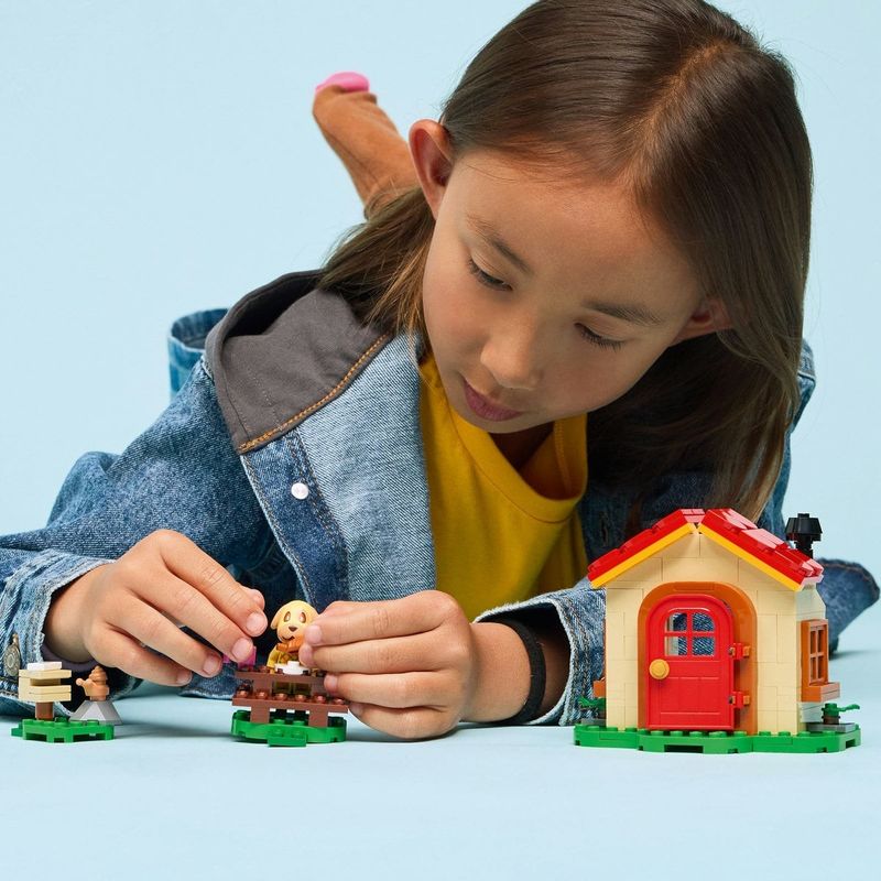 Jucarii, Copii si Bebe - Jucarii si jocuri - Seturi de constructie si cuburi - Cuburi si caramizi - LEGO Animal Crossing Casa Confortabila a lui Goldie 77058 - Infinity.ro
