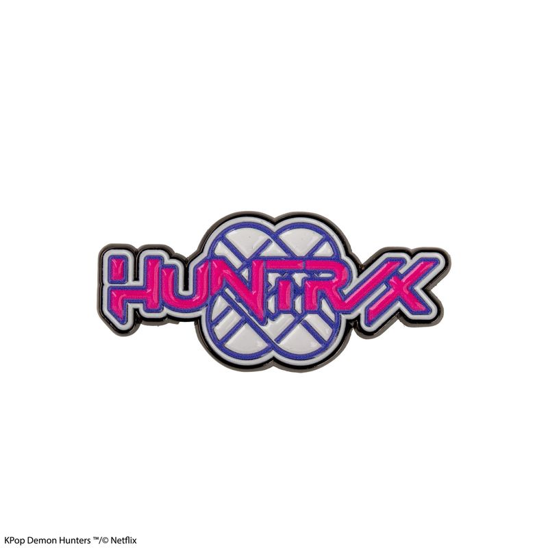 Fashion, accesorii si bijuterii - Copii - Accesorii copii - Alte accesorii copii - KPop Demon Hunters Huntrix Logo Pin Oficial - Infinity.ro