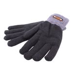 Fashion, accesorii si bijuterii - Barbati - Accesorii barbati - Manusi barbati - Manusi barbati, Antonio, captuseala interioara de plus, culoare bleumarin si gri, one size - Infinity.ro