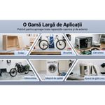 Casa si Gradina - Constructii - Scule de mana si unelte - Surubelnite - Set Surubelnite Precizie Magnetice AXTH 17 in 1, 16 Biti din Otel, 90 Grade, Maner Ergonomic, Proiecte DIY, Gri - Infinity.ro