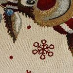 Casa si Gradina - Textile si covoare - Textile bucatarie - Fete de masa - Runner Decorativ de Craciun Tapestry cu Model Reni - Infinity.ro