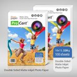 Carti si Birotica - Papetarie - Hartie si topuri - Hartie foto - Hartie 10x15 foto dual side 220g cu suprafata mata, 100 coli - Infinity.ro