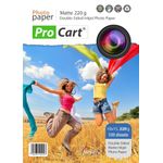 Carti si Birotica - Papetarie - Hartie si topuri - Hartie foto - Hartie 10x15 foto dual side 220g cu suprafata mata, 100 coli - Infinity.ro