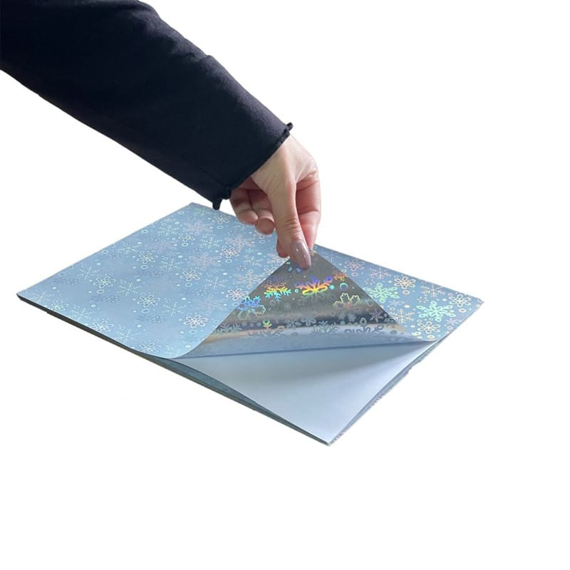 Carti si Birotica - Papetarie - Hartie si topuri - Hartie foto - Folie printabila inkjet snowflake sticker a4, 20 coli - Infinity.ro