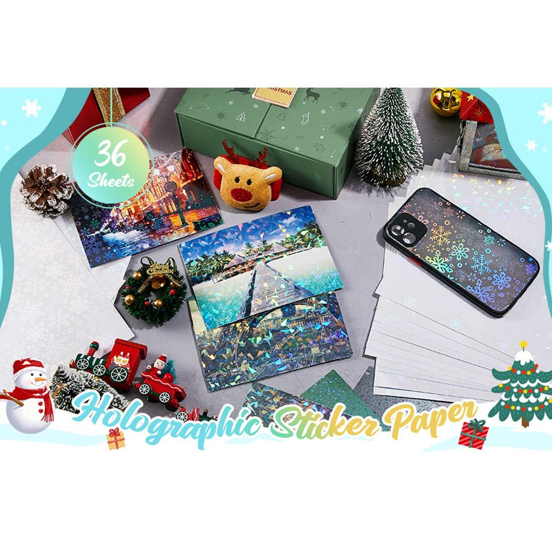 Carti si Birotica - Papetarie - Hartie si topuri - Hartie foto - Folie printabila inkjet snowflake sticker a4, 20 coli - Infinity.ro