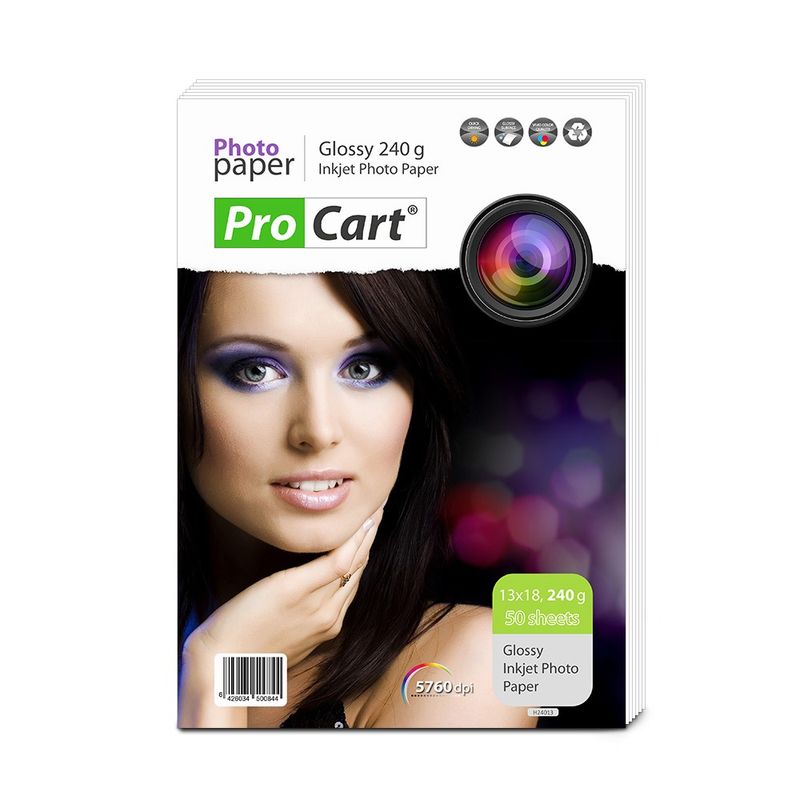Carti si Birotica - Papetarie - Hartie si topuri - Hartie foto - Hartie foto glossy 240g 13x18 - Infinity.ro