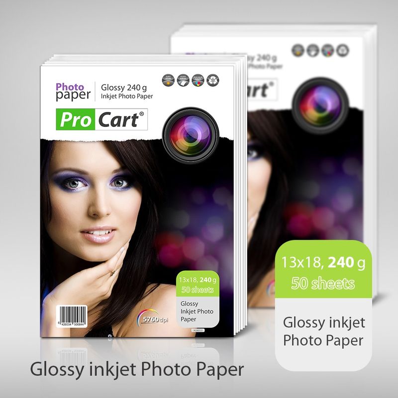 Carti si Birotica - Papetarie - Hartie si topuri - Hartie foto - Hartie foto glossy 240g 13x18 - Infinity.ro