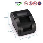 PC, gaming si accesorii - Imprimante, scanere & consumabile - Imprimante - Imprimante termice - Imprimanta termica pos, 58 mm, 203 dpi, usb - Infinity.ro