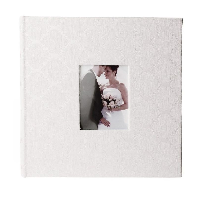 Market - Cadouri - Rame si albume foto - Album foto wedding day, personalizabil, 200 fotografii in format 10x15 cm, spatiu notite, alb - Infinity.ro