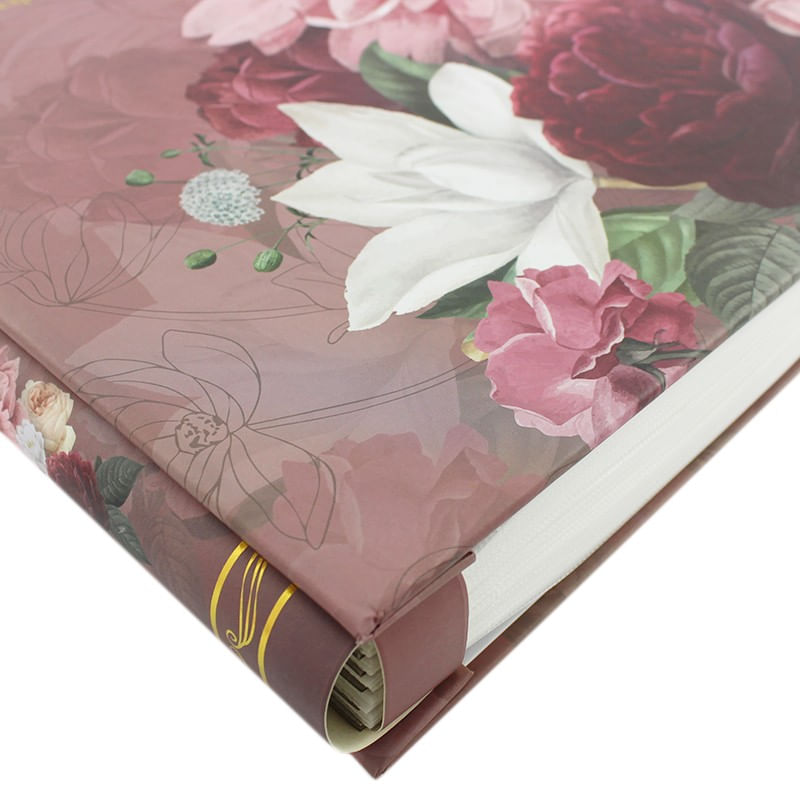 Market - Cadouri - Rame si albume foto - Album foto peonies flowers format 10x15, 500 fotografii, 31x35 cm culoare roz - Infinity.ro