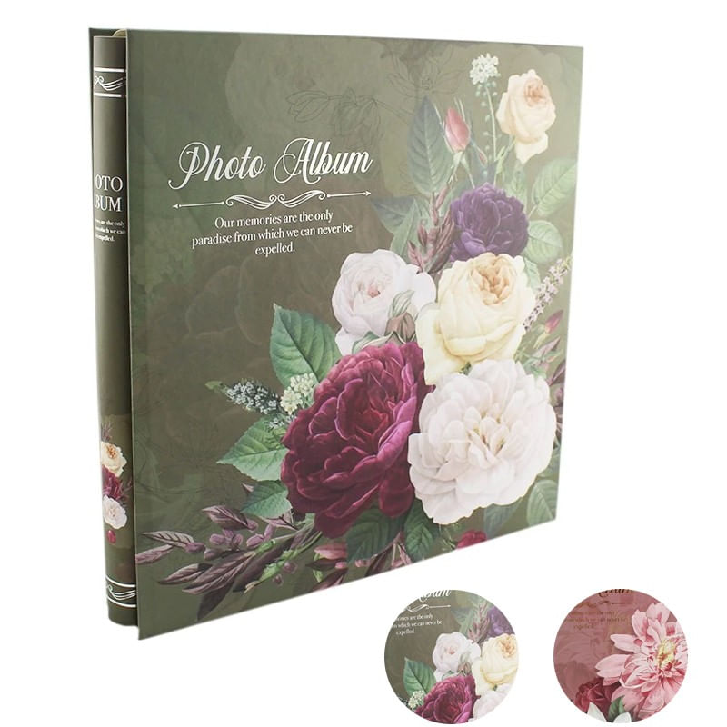 Market - Cadouri - Rame si albume foto - Album foto peonies flowers format 10x15, 500 fotografii, 31x35 cm culoare roz - Infinity.ro