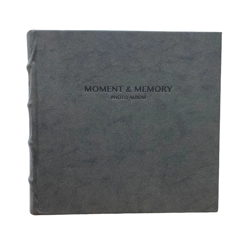 Market - Cadouri - Rame si albume foto - Album foto memories, 200 poze 10x15 cm, catifea gri - Infinity.ro