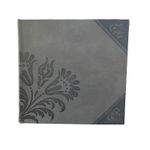Market - Cadouri - Rame si albume foto - Album foto flower, stocare 200 poze 10x15 cm, coperta flori decorative, diverse culori culoare gri - Infinity.ro