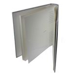 Market - Cadouri - Rame si albume foto - Album foto canvas book, capacitate 200 poze, format 10x15 cm, spatiu notite culoare gri - Infinity.ro