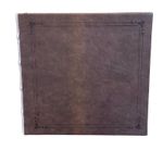 Market - Cadouri - Rame si albume foto - Album foto tip carte, piele ecologica, format 10x15 cm, 200 buzunare slip-in pentru poze, vintage culoare maro inchis - Infinity.ro