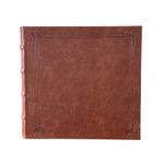 Market - Cadouri - Rame si albume foto - Album foto tip carte, piele ecologica, format 10x15 cm, 200 buzunare slip-in pentru poze, vintage culoare maro deschis - Infinity.ro