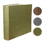 Market - Cadouri - Rame si albume foto - Album foto canvas book, capacitate 200 poze, format 10x15 cm, spatiu notite culoare verde - Infinity.ro