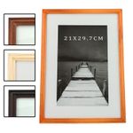 Market - Cadouri - Rame si albume foto - Rama foto alvin din lemn, 21x29,7 cm culoare crem - Infinity.ro