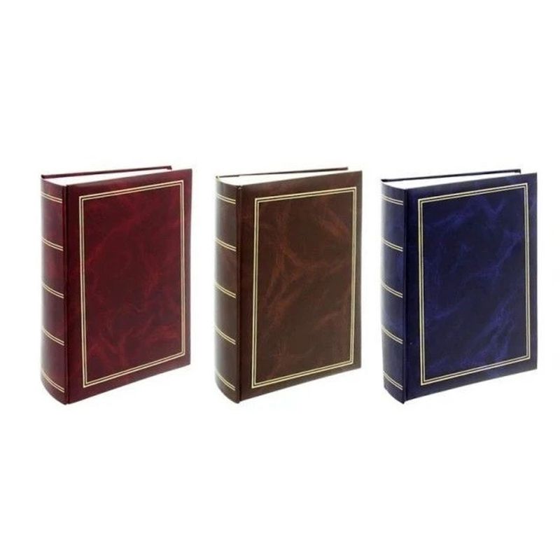 Market - Cadouri - Rame si albume foto - Album foto classic 10x15, stocare 300 poze, tip carte, spatiu notite culoare maro - Infinity.ro