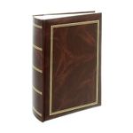 Market - Cadouri - Rame si albume foto - Album foto classic 10x15, stocare 300 poze, tip carte, spatiu notite culoare maro - Infinity.ro