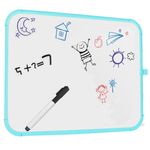 Carti si Birotica - Birotica - Accesorii de birou - Table si clipboard-uri - Tabla magnetica alba 28x35.6 cm, rama plastic, cu marker inclus - Infinity.ro