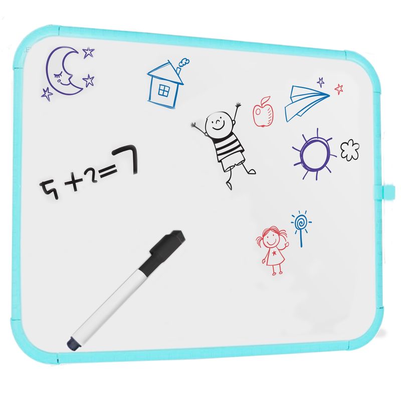 Carti si Birotica - Birotica - Accesorii de birou - Table si clipboard-uri - Tabla magnetica alba 28x35.6 cm, rama plastic, cu marker inclus - Infinity.ro