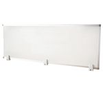 Carti si Birotica - Birotica - Accesorii de birou - Table si clipboard-uri - Tabla magnetica alba 40x120 cm, 2 fete, rama de aluminiu, prindere desktop pe birou - Infinity.ro