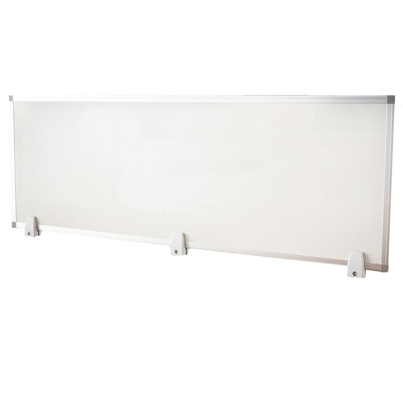 Carti si Birotica - Birotica - Accesorii de birou - Table si clipboard-uri - Tabla magnetica alba 40x120 cm, 2 fete, rama de aluminiu, prindere desktop pe birou - Infinity.ro