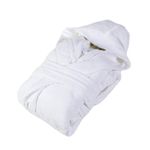 Casa si Gradina - Textile si covoare - Textile baie - Halate de baie - Halat de baie cu gluga, unisex, Kotonia Home Hotel- prosop, 100% bumbac, L/XL, alb, - Infinity.ro